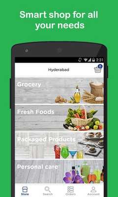 Emulate Android APK GrocerKart - Online Grocery