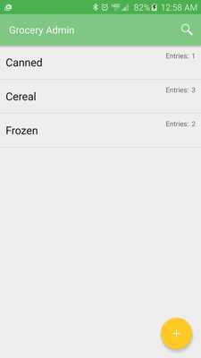 Emulate Android APK Grocery Admin