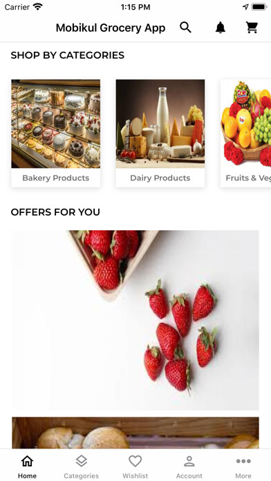 Emulate iPhone app Grocery App for Magento 2 using MyAndroid Emulate iPhone app Grocery App for Magento 2 using MyAndroid