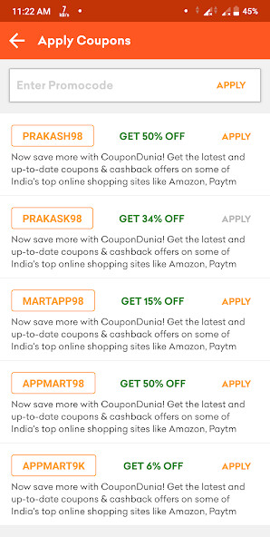 Emulate Android APK Grocery App Emulate Android APK Grocery App