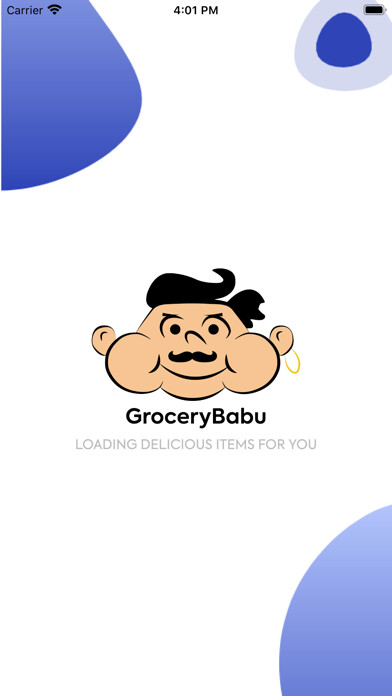 Emulate iPhone app GroceryBabu - Grocery Store using MyAndroid