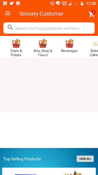 Run android online APK Grocery E commerce app from MyAndroid or emulate Grocery E commerce app using MyAndroid