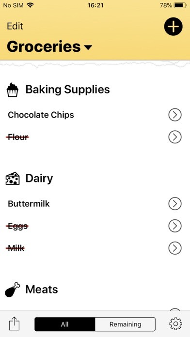 Run android online APK Grocery Shopping List from MyAndroid or emulate Grocery Shopping List using MyAndroid
