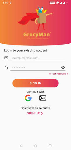 Run android online APK GrocyMan : Your Personal Grocery Manager from MyAndroid or emulate GrocyMan : Your Personal Grocery Manager using MyAndroid