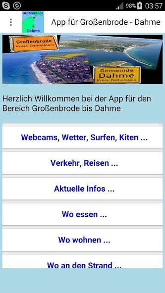 Run android online APK Großenbrode - Dahme App from MyAndroid or emulate Großenbrode - Dahme App using MyAndroid Run android online APK Großenbrode - Dahme App from MyAndroid or emulate Großenbrode - Dahme App using MyAndroid