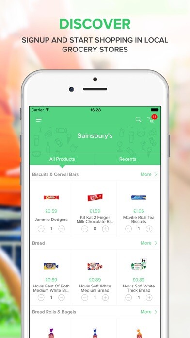 Emulate iPhone app Grofee - Grocery App using MyAndroid Emulate iPhone app Grofee - Grocery App using MyAndroid
