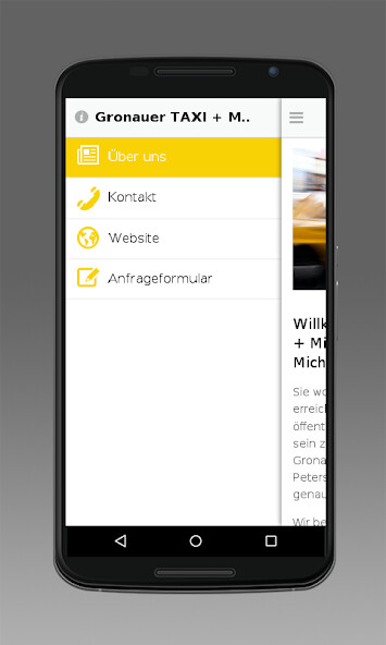 Run android online APK Gronauer TAXI + Mini-Car from MyAndroid or emulate Gronauer TAXI + Mini-Car using MyAndroid