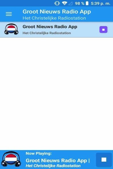 Run android online APK Groot Nieuws Radio App NonStop from MyAndroid or emulate Groot Nieuws Radio App NonStop using MyAndroid