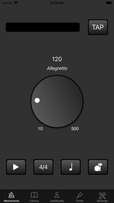 Emulate iPhone app Groovy Metronome using MyAndroid Emulate iPhone app Groovy Metronome using MyAndroid