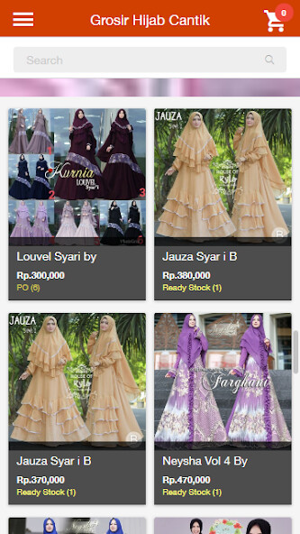 Run android online APK Grosir Hijab Cantik from MyAndroid or emulate Grosir Hijab Cantik using MyAndroid