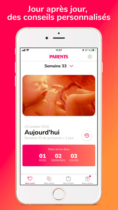 Emulate iPhone app Grossesse by Parents using MyAndroid Emulate iPhone app Grossesse by Parents using MyAndroid
