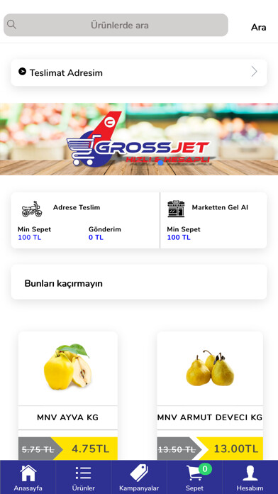 Emulate iPhone app Grossjet Sanal Market using MyAndroid Emulate iPhone app Grossjet Sanal Market using MyAndroid