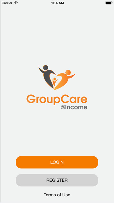 Emulate iPhone app GroupCare@Income using MyAndroid