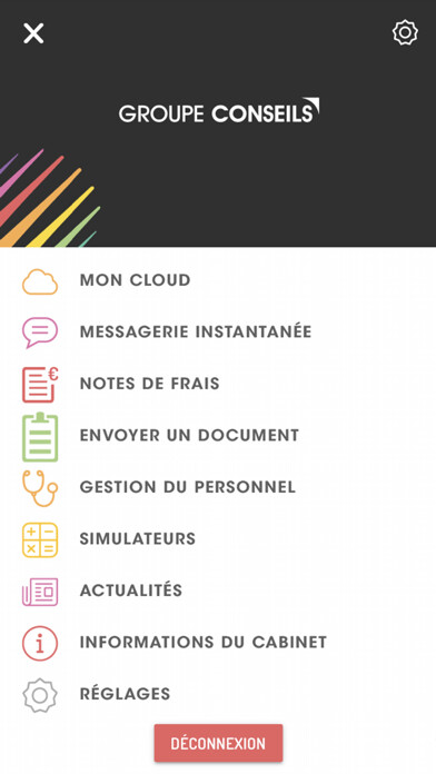 Emulate iPhone app Groupe Conseils using MyAndroid Emulate iPhone app Groupe Conseils using MyAndroid