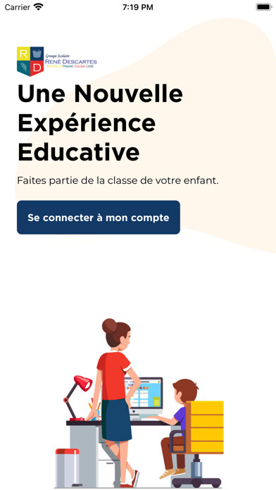 Emulate iPhone app Groupe Scolaire René Descartes using MyAndroid Emulate iPhone app Groupe Scolaire René Descartes using MyAndroid