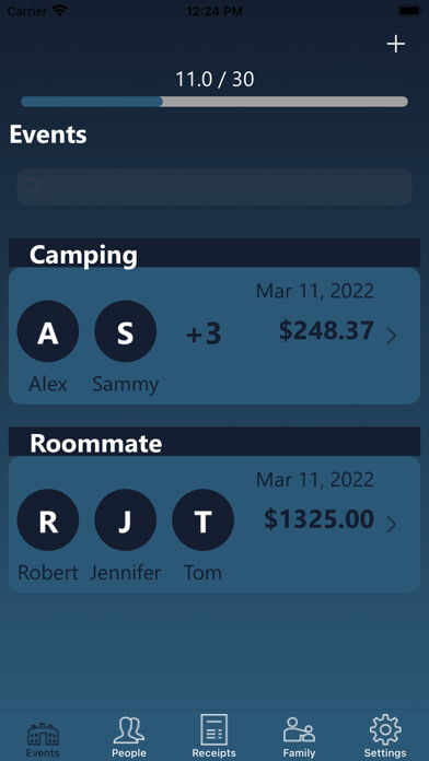Emulate iPhone app Group Expenses Light using MyAndroid Emulate iPhone app Group Expenses Light using MyAndroid