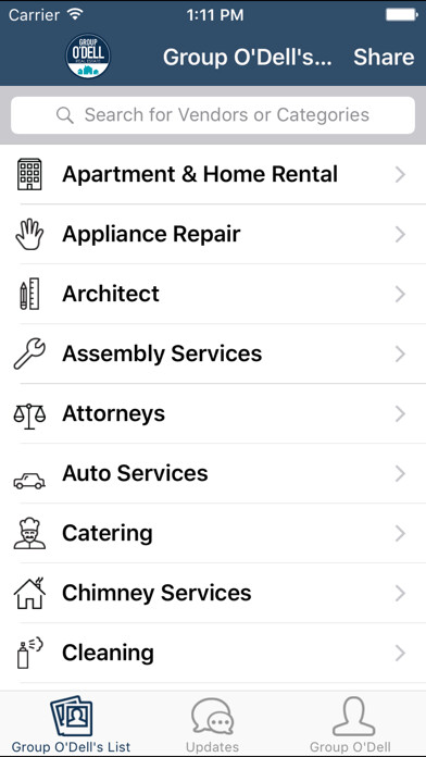 Emulate iPhone app Group ODell using MyAndroid