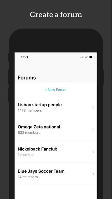 Emulate iPhone app groupserv using MyAndroid
