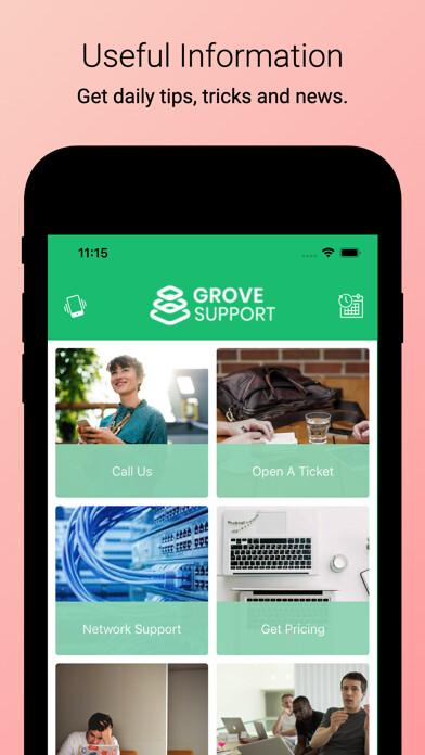 Emulate iPhone app Grove Support using MyAndroid