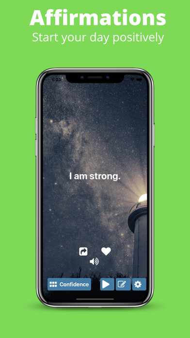 Emulate iPhone app Grow - Daily Affirmations using MyAndroid Emulate iPhone app Grow - Daily Affirmations using MyAndroid