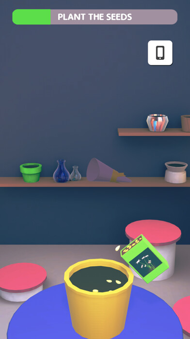 Emulate iPhone app Grow Grow Flowers using MyAndroid
