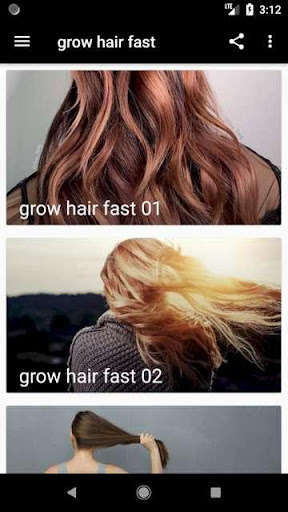 Run android online APK grow hair fast from MyAndroid or emulate grow hair fast using MyAndroid