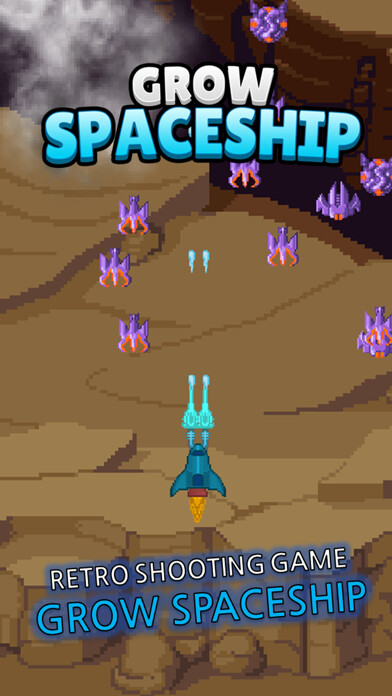 Emulate iPhone app Grow Spaceship - Galaxy Battle using MyAndroid