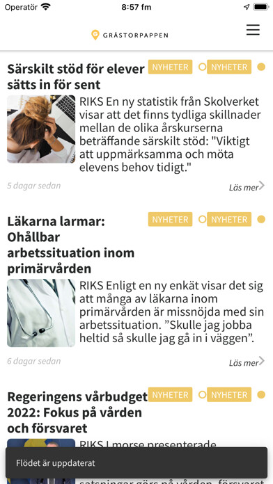 Emulate iPhone app GrästorpAppen using MyAndroid Emulate iPhone app GrästorpAppen using MyAndroid