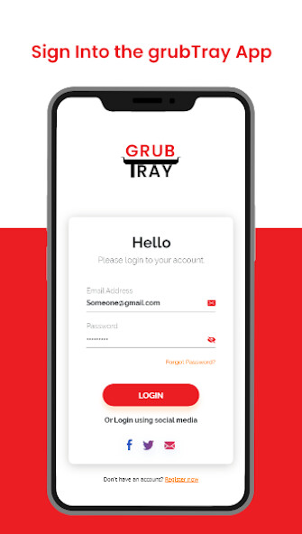Run android online APK Grubtray from MyAndroid or emulate Grubtray using MyAndroid