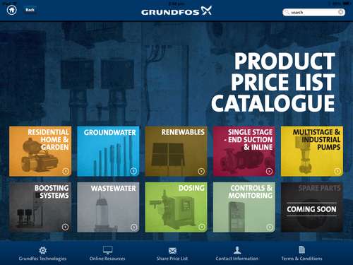 Run android online APK Grundfos Pumps NZ Catalogue from MyAndroid or emulate Grundfos Pumps NZ Catalogue using MyAndroid