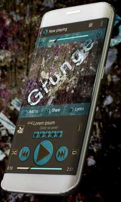 Emulate Android APK Grunge Music Player Skin
