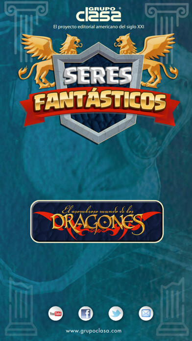 Emulate iPhone app Grupo Clasa  Seres Fantasticos using MyAndroid