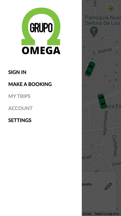Emulate iPhone app Grupo Omega using MyAndroid