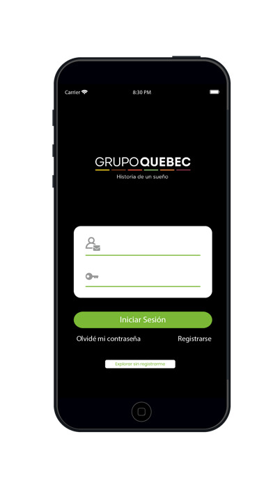 Emulate iPhone app Grupo Quebec using MyAndroid
