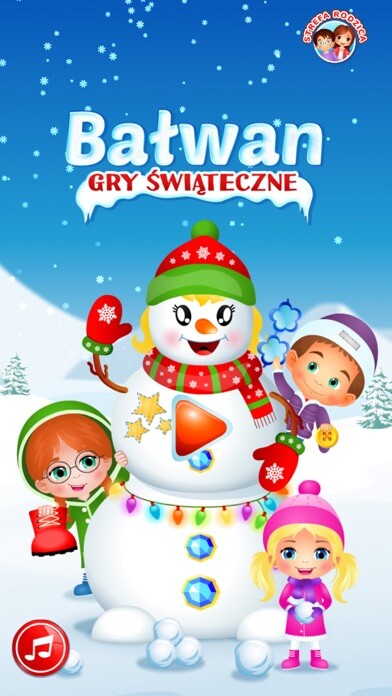 Emulate iPhone app Gry dla Dziewczynek - Bałwan using MyAndroid