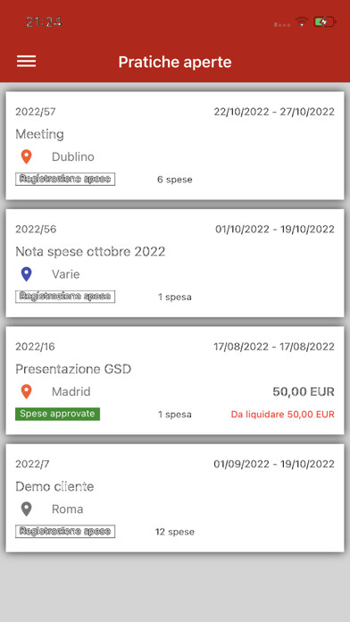 Emulate iPhone app GSD Gestione Spese Dipendenti using MyAndroid Emulate iPhone app GSD Gestione Spese Dipendenti using MyAndroid