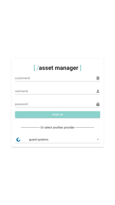 Emulate iPhone app GSGroup Asset Manager using MyAndroid