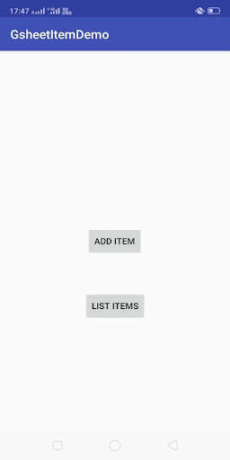 Run android online APK GSheet As DataBase Demo from MyAndroid or emulate GSheet As DataBase Demo using MyAndroid Run android online APK GSheet As DataBase Demo from MyAndroid or emulate GSheet As DataBase Demo using MyAndroid