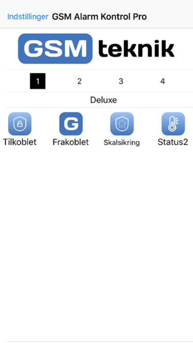 Emulate iPhone app GSM Alarm Control PRO using MyAndroid