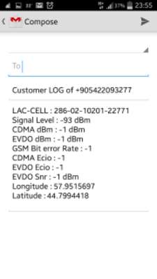 Emulate Android APK GSM Signal Tracker