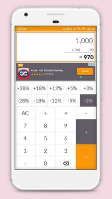 Emulate Android APK GST Calcultor for India 2018