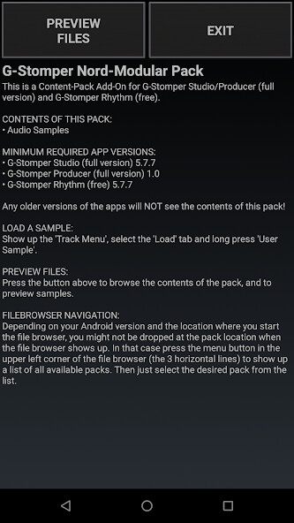 Run android online APK G-Stomper Nord-Modular Pack from MyAndroid or emulate G-Stomper Nord-Modular Pack using MyAndroid