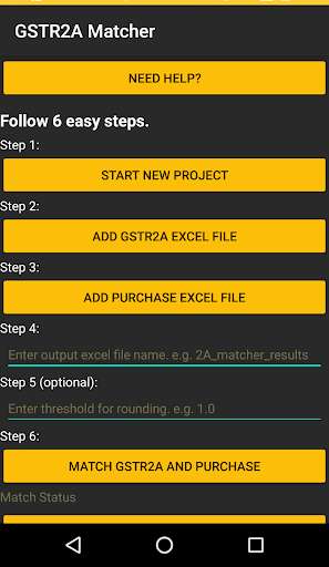 Run android online APK GSTR2A Matcher from MyAndroid or emulate GSTR2A Matcher using MyAndroid