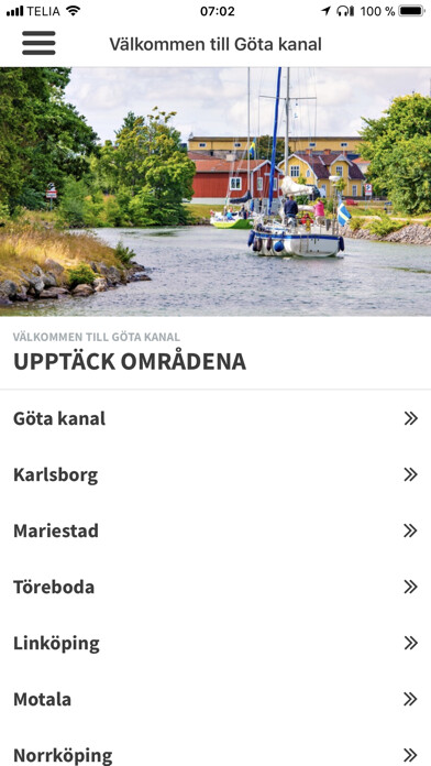 Emulate iPhone app Göta Canal Destination Guide using MyAndroid Emulate iPhone app Göta Canal Destination Guide using MyAndroid