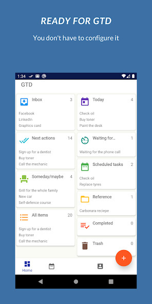 Run android online APK GTD Simple from MyAndroid or emulate GTD Simple using MyAndroid