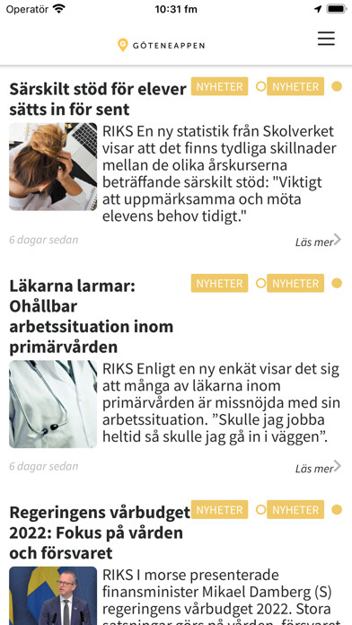 Emulate iPhone app GöteneAppen using MyAndroid Emulate iPhone app GöteneAppen using MyAndroid