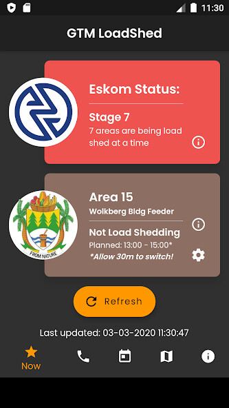 Emulate iPhone app GTM LoadShed using MyAndroid