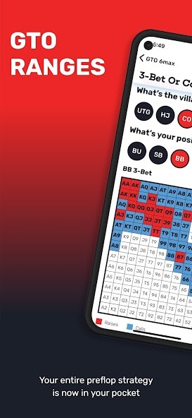 Run android online APK GTO Poker Ranges By Red Chip from MyAndroid or emulate GTO Poker Ranges By Red Chip using MyAndroid