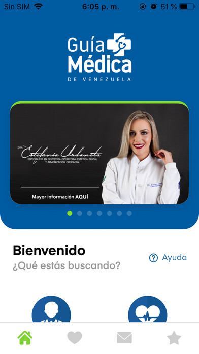 Emulate iPhone app Guía Médica de Venezuela using MyAndroid