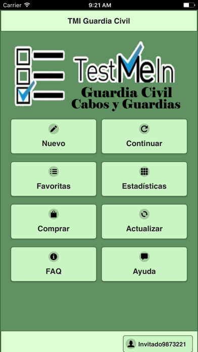 Emulate iPhone app Guardia Civil Test Me In using MyAndroid Emulate iPhone app Guardia Civil Test Me In using MyAndroid